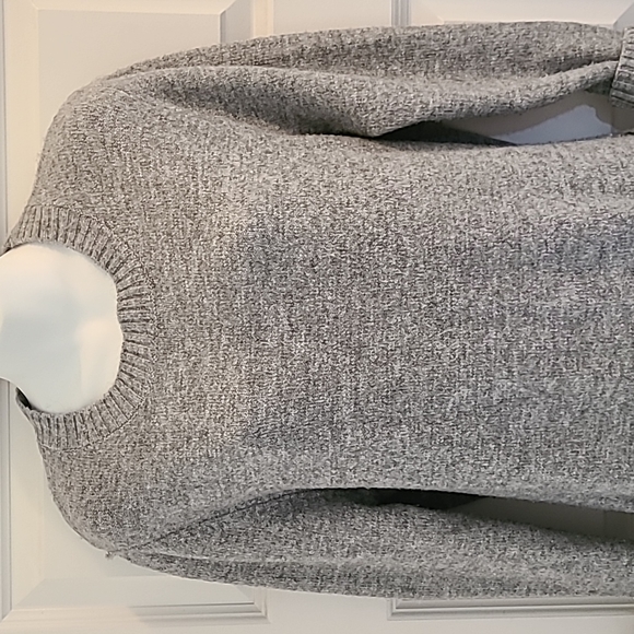 🧨SALE! Magaschoni Sweater Dress Faux Fur Pockets Tunic - Picture 2 of 8